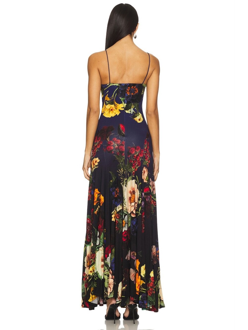 Alice + Olivia Augusta Maxi Dress in Magic Garden Gardient - Picture 14 of 16